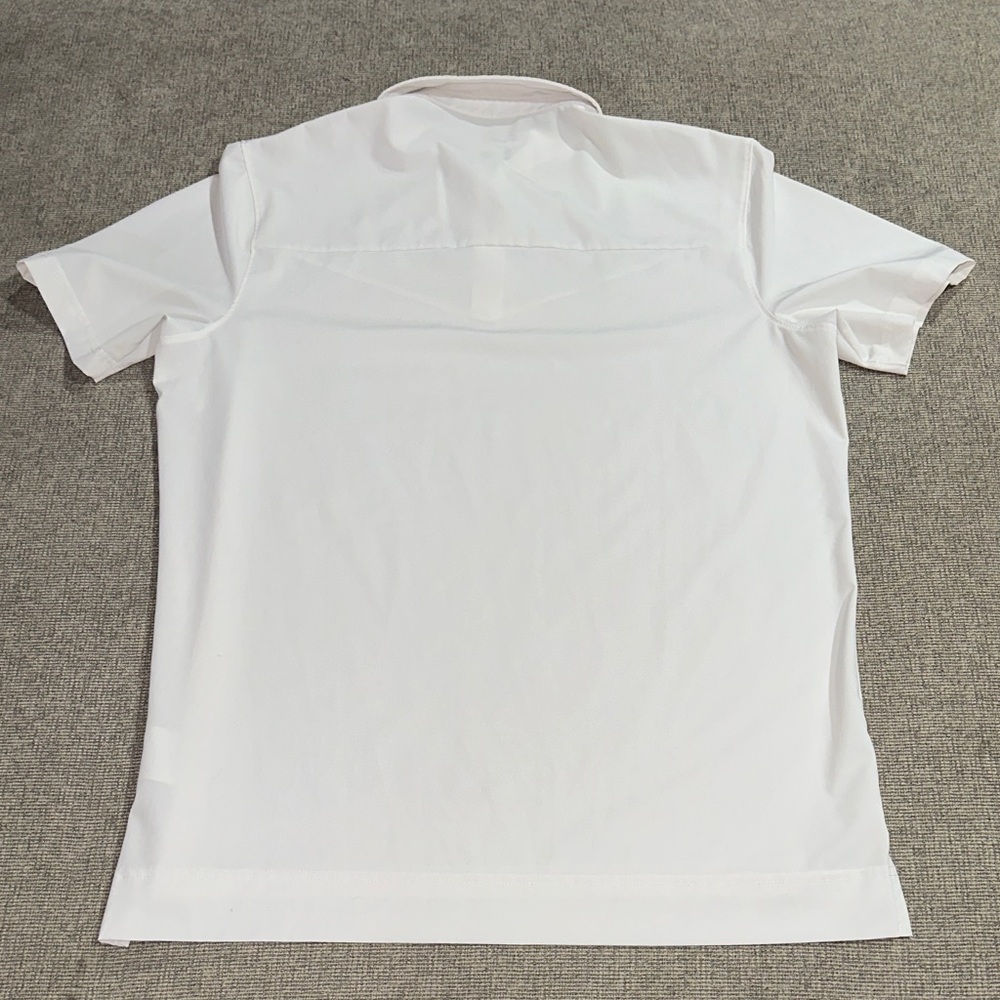 Nike Men's White Polo with Red Logo - Picture 3 of 6